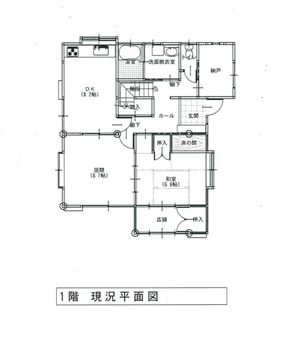 1階間取り旧